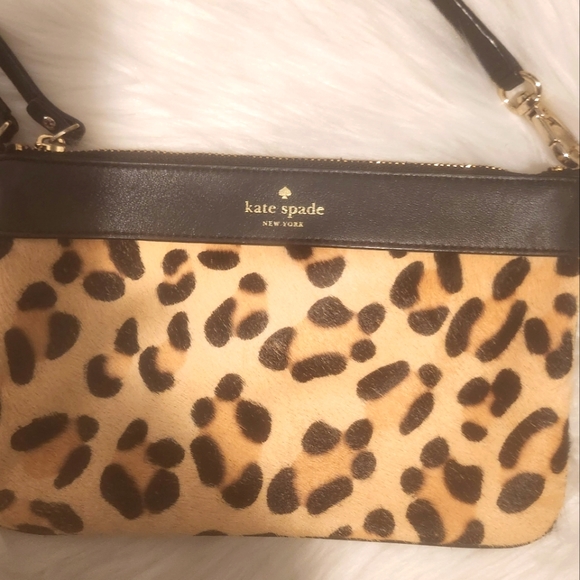 kate spade Handbags - AUTHENTIC KATE SPADE Leopard Pouch
